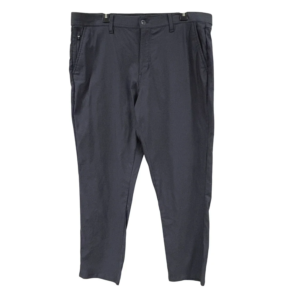 Weatherproof Vintage Hybrid Tech Chino Pants Men 38x30 Navy Blue Stretch Utility